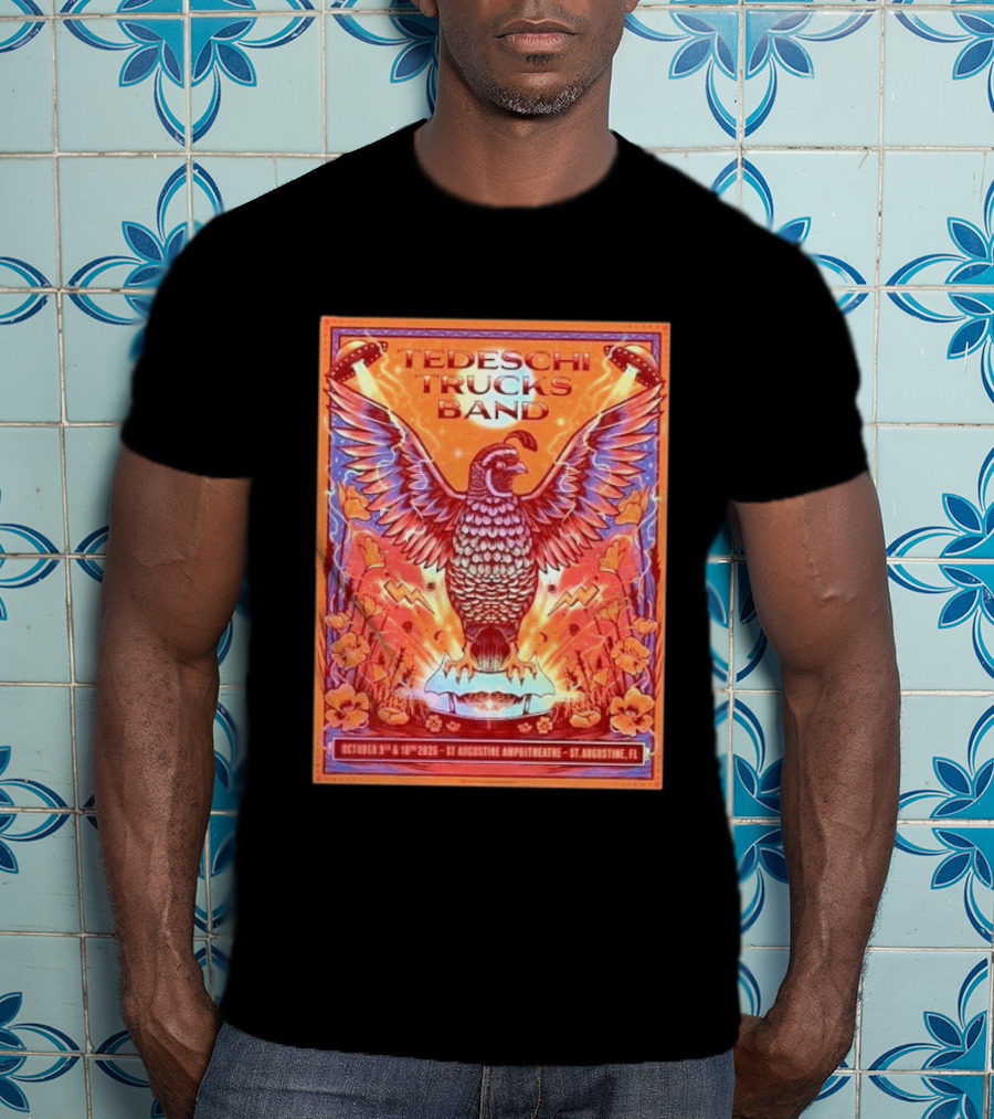 Tedeschi Trucks Band St Augustine October 9 10 2026 Amphitheatre Future Soul Tour T-Shirt