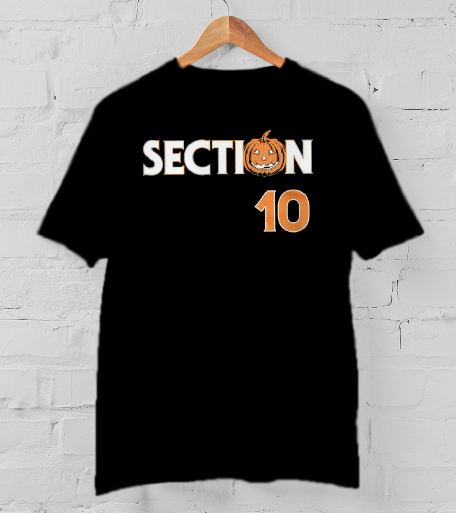 Section 10 Pumpkin Halloween Jack O' Lantern T-Shirt