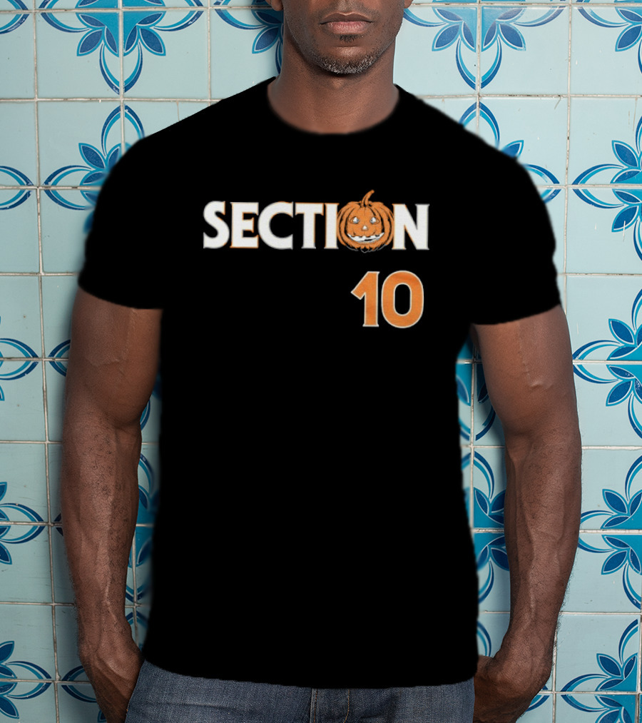 Section 10 Pumpkin Halloween Jack O' Lantern T-Shirt