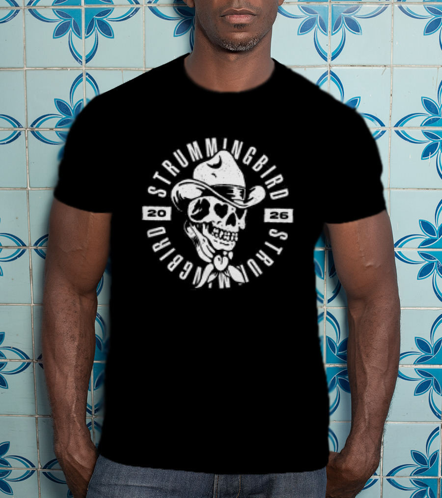 Strummingbird Store Skull Cowboy 2026 T-Shirt