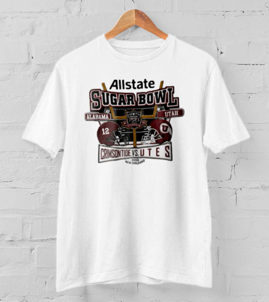 Allstate Sugar Bowl Alabama Crimson Tide Vs Utah Utes 2009 New Orleans T-Shirt