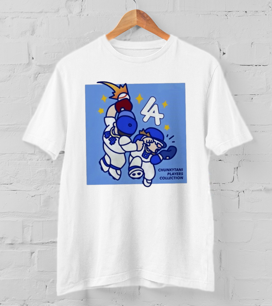 Chunkytani Players Collection LA 44 Baseball Los Angeles T-Shirt