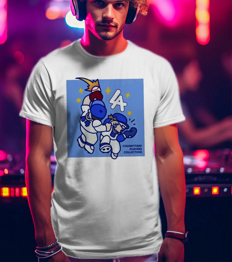 Chunkytani Players Collection LA 44 Baseball Los Angeles T-Shirt