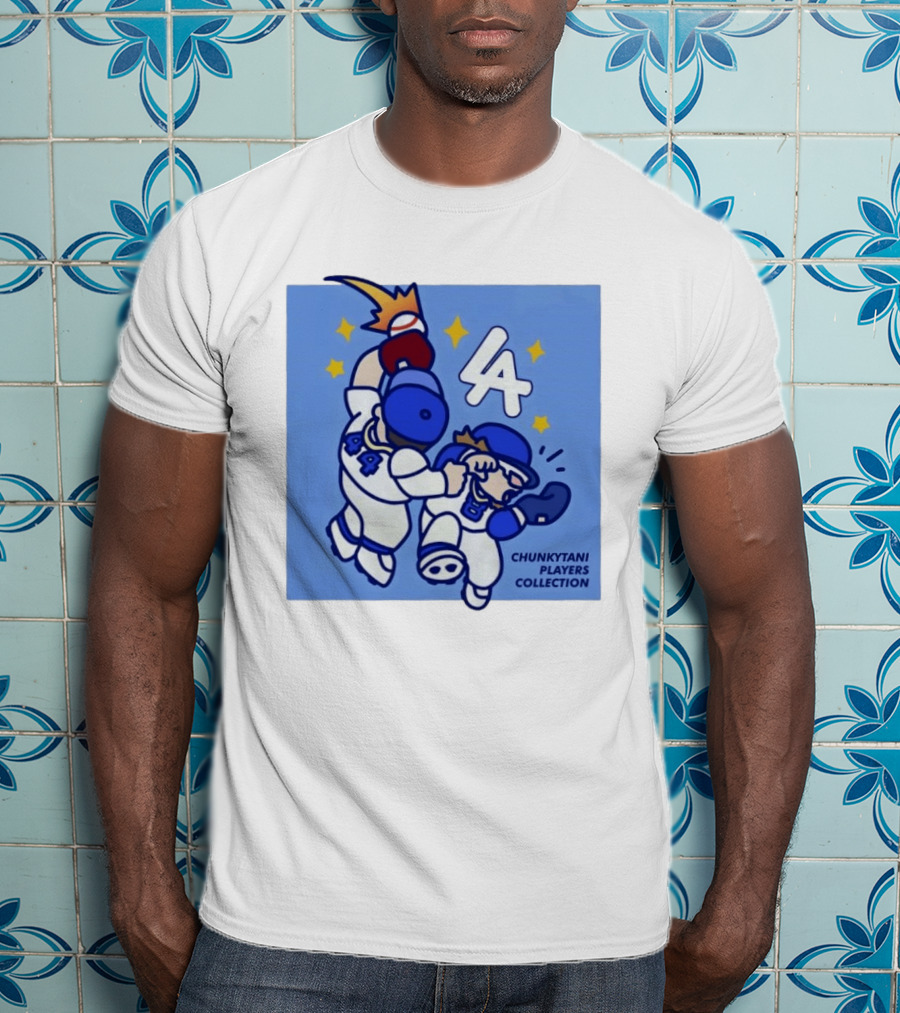 Chunkytani Players Collection LA 44 Baseball Los Angeles T-Shirt