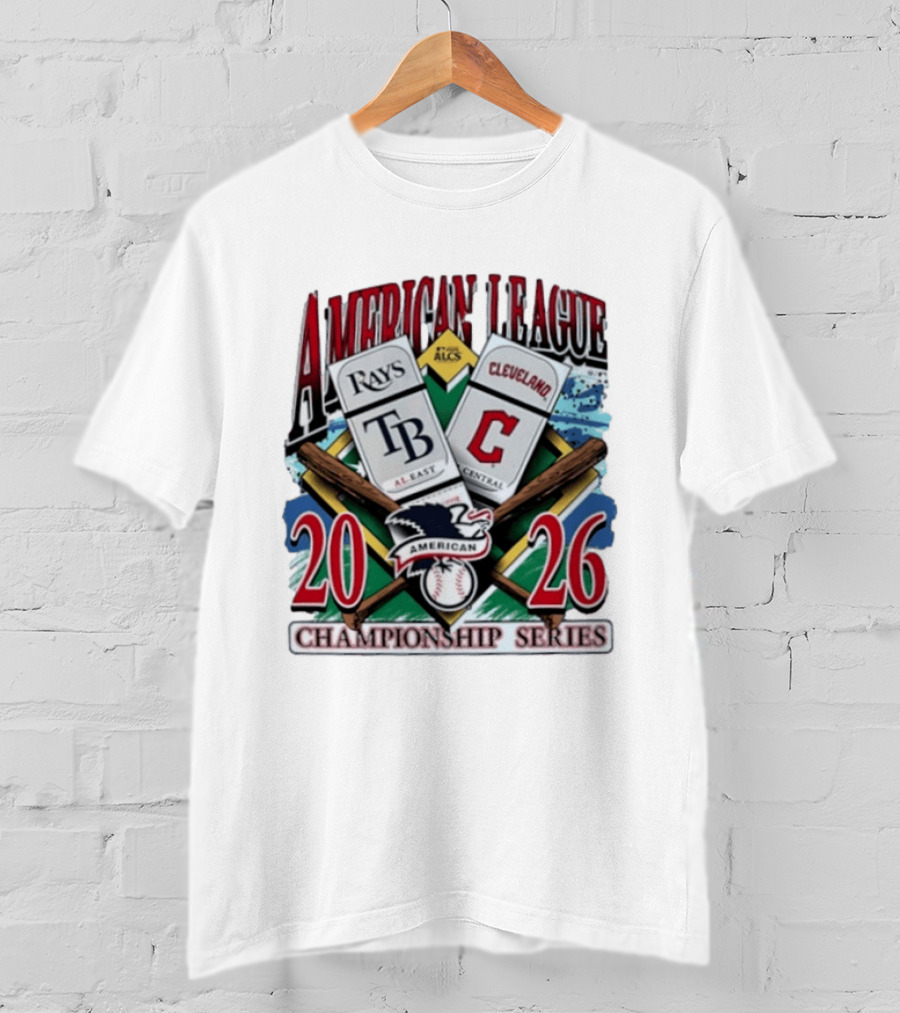 Cleveland Guardians Vs Tampa Bay Rays 2026 American League Championship Series ALCS Matchup T-Shirt