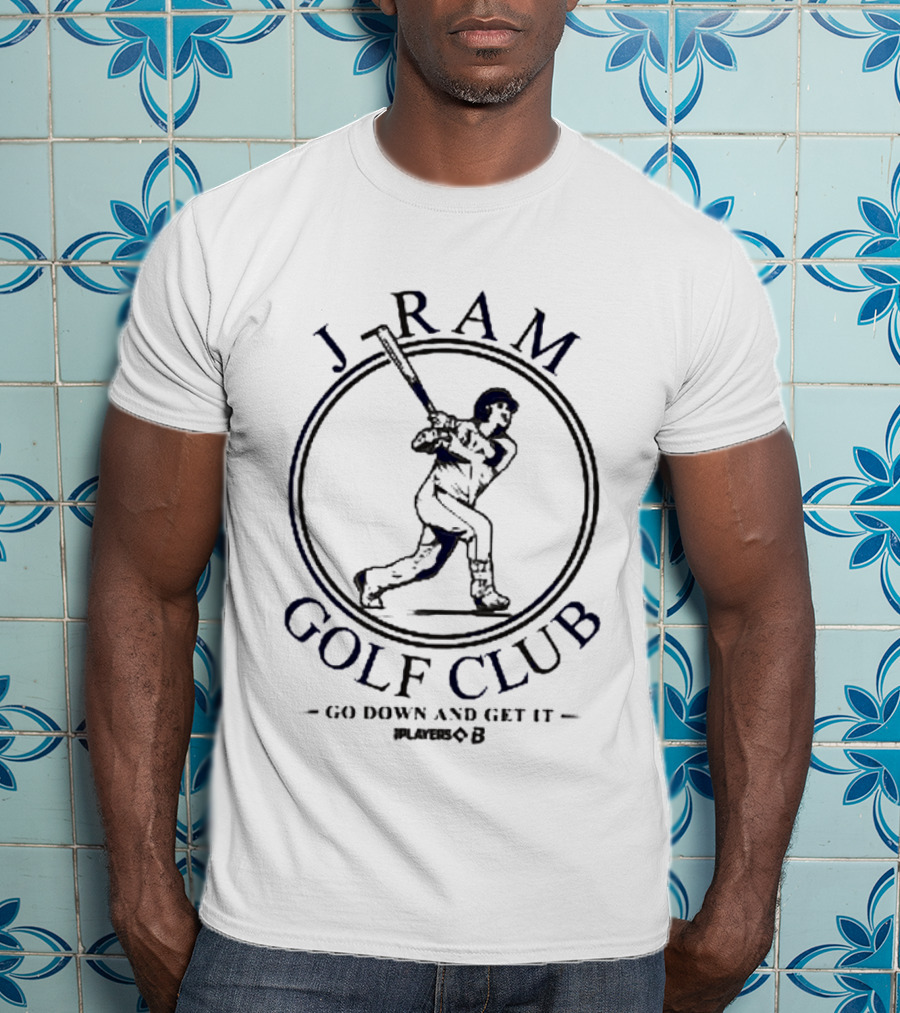 J Ram Golf Club Go Down And Get It Number 8 T-Shirt