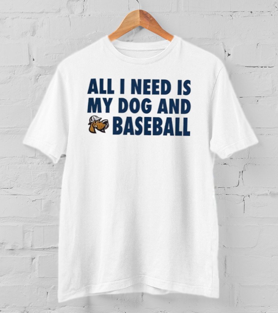 Midland RockHounds All I Need Is My Dog And Baseball T-Shirt