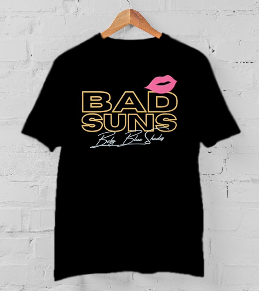 Bad Suns Baby Blue Shades Pink Lips T-Shirt