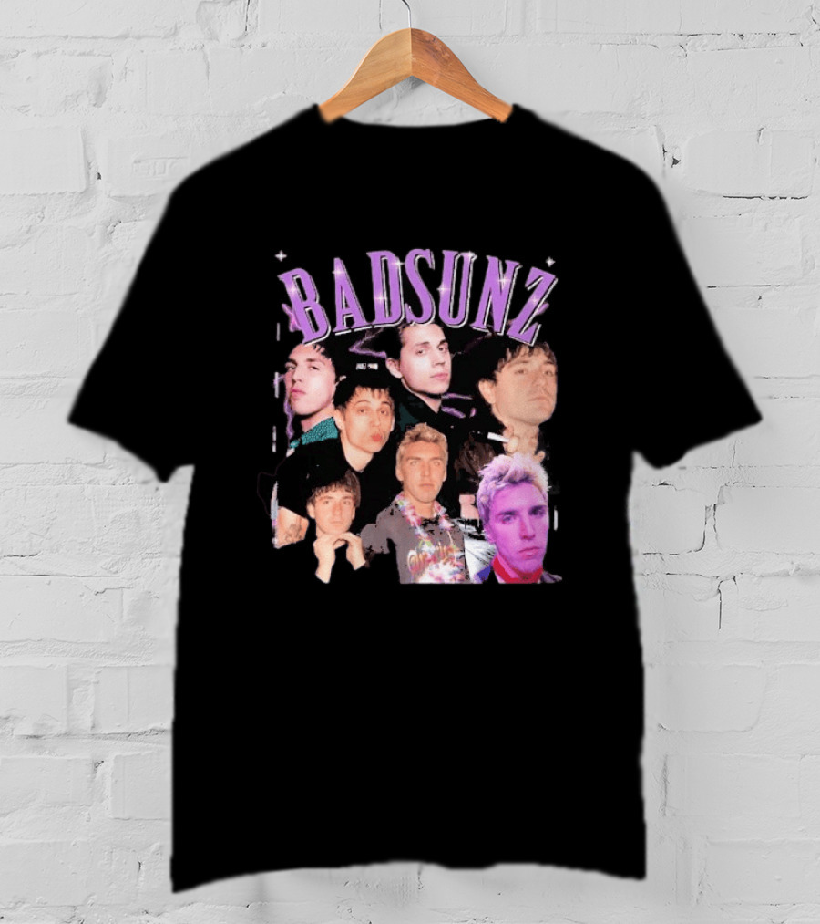 BAD SUNS BAD SUNZ Music Band Collage T-Shirt