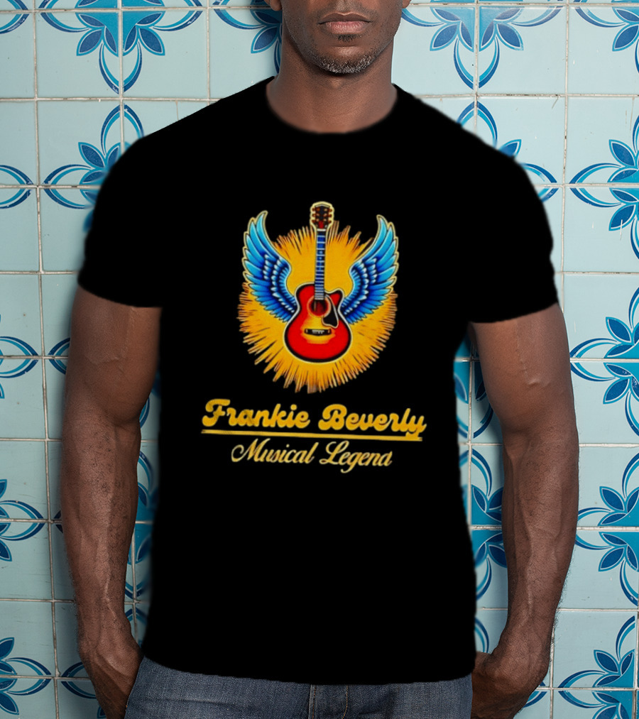 Frankie Beverly Musical Legend Guitar With Wings T-Shirt