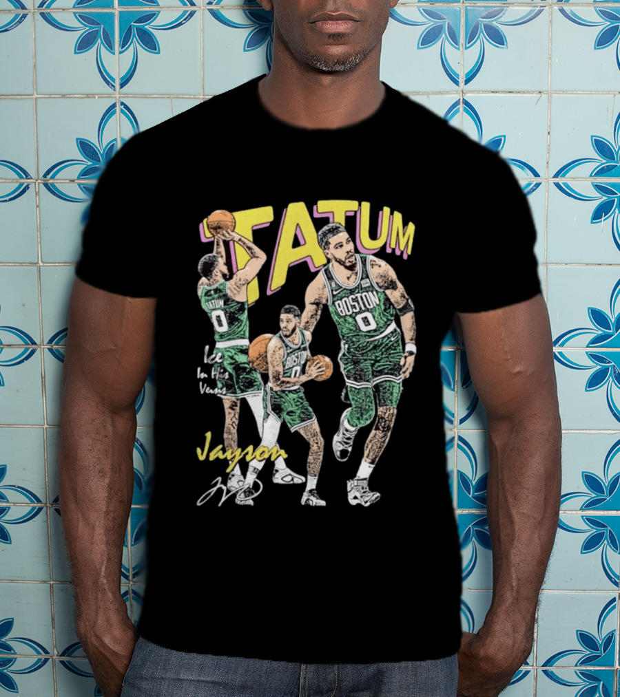 Tatum Boston Celtics Ice In His Veins Jayson 0 T-Shirt