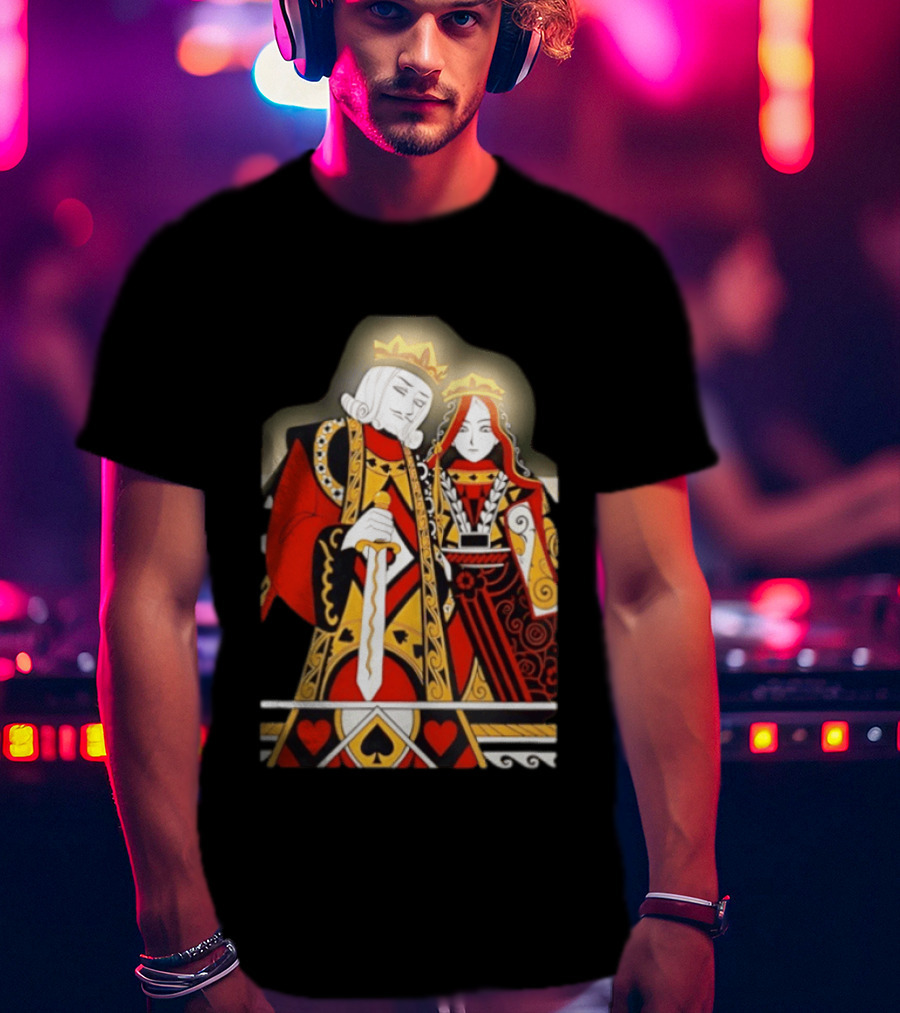 King And Queen Playing Card T-Shirt