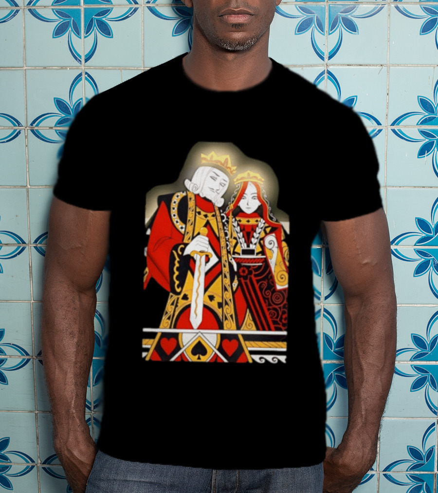 King And Queen Playing Card T-Shirt