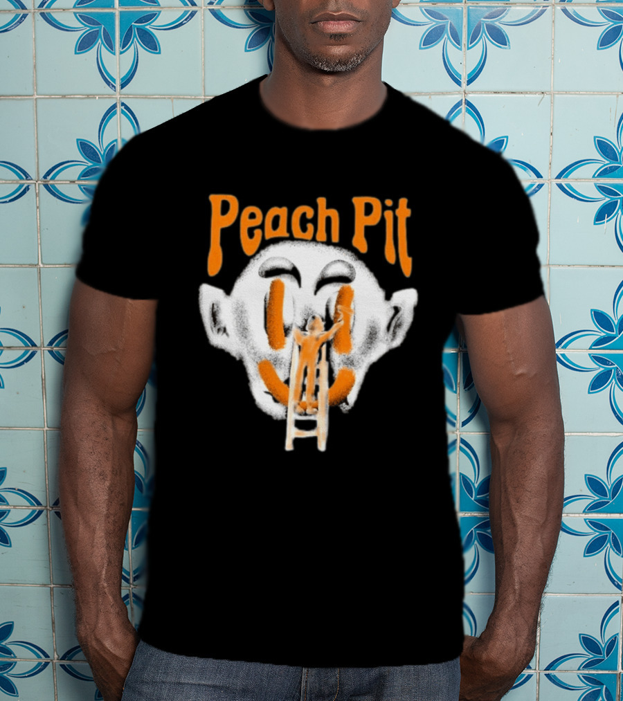 Peach Pit Face Painting Ladder T-Shirt