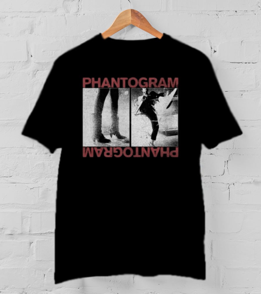 Phantogram Boot Kick Dual Image Retro Style Music Band Merchandise T-Shirt