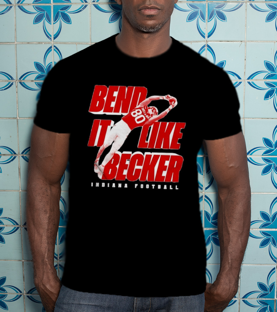 Indiana Football Bend It Like Becker T-Shirt