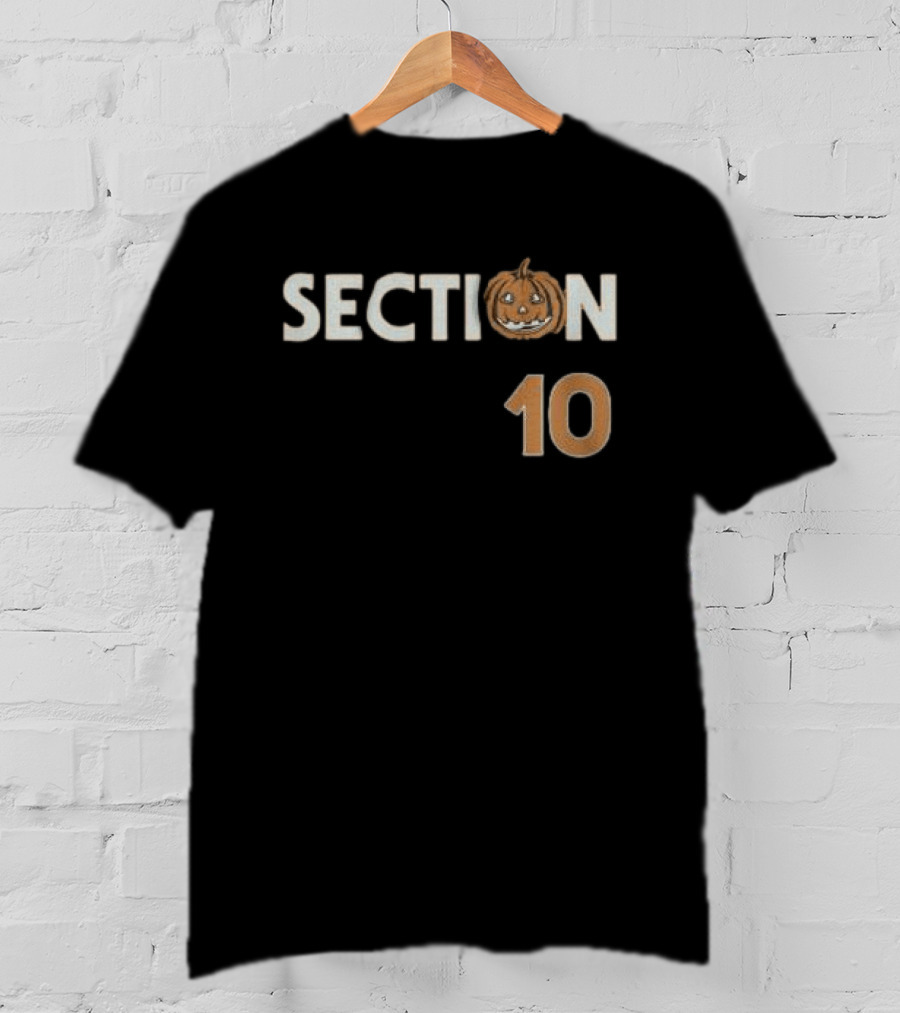 Section 10 Pumpkin Face Halloween T-Shirt
