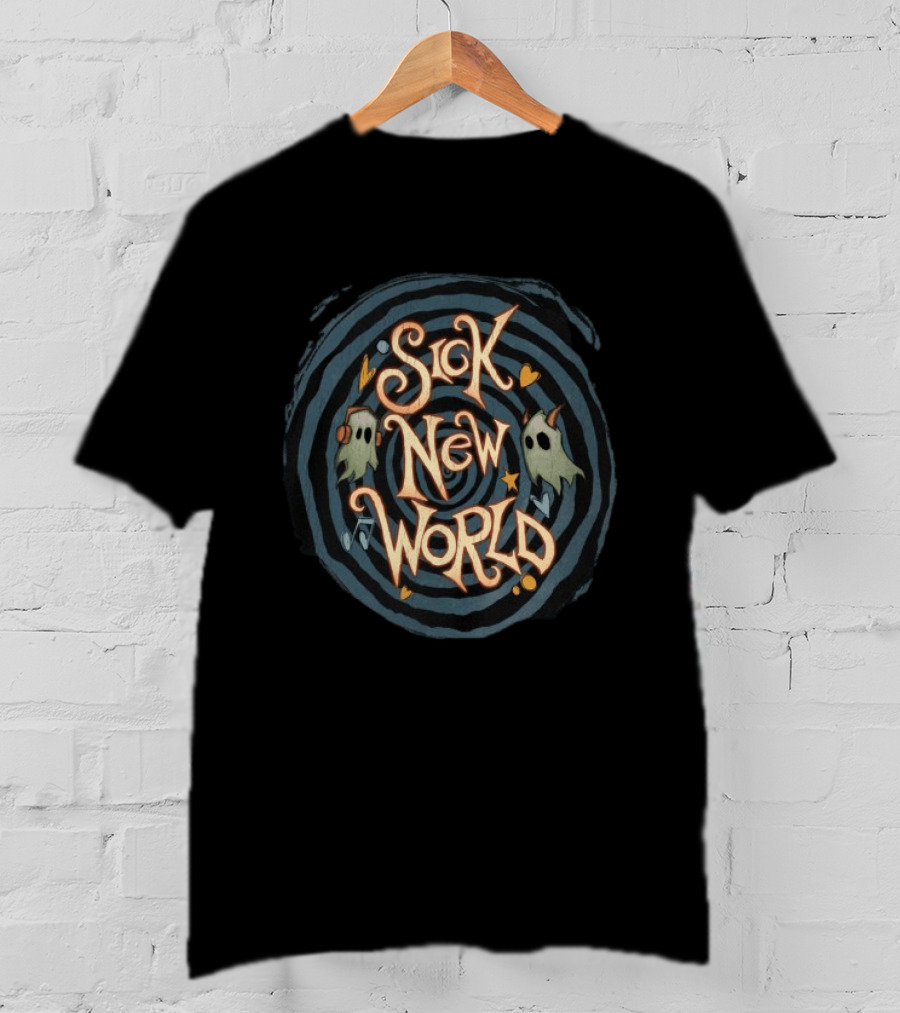 Sick New World Fest Ghost Spiral Lineup T-Shirt