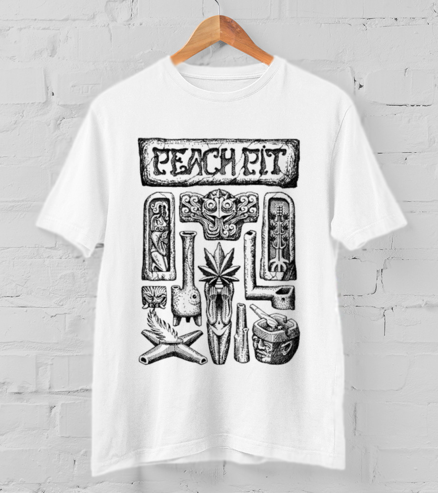 Peach Pit Paraphernalia Collection Decorative T-Shirt