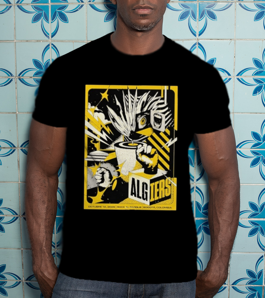 Algiers Live October 12 2026 Rock Al Parque Bogotá Colombia Event T-Shirt