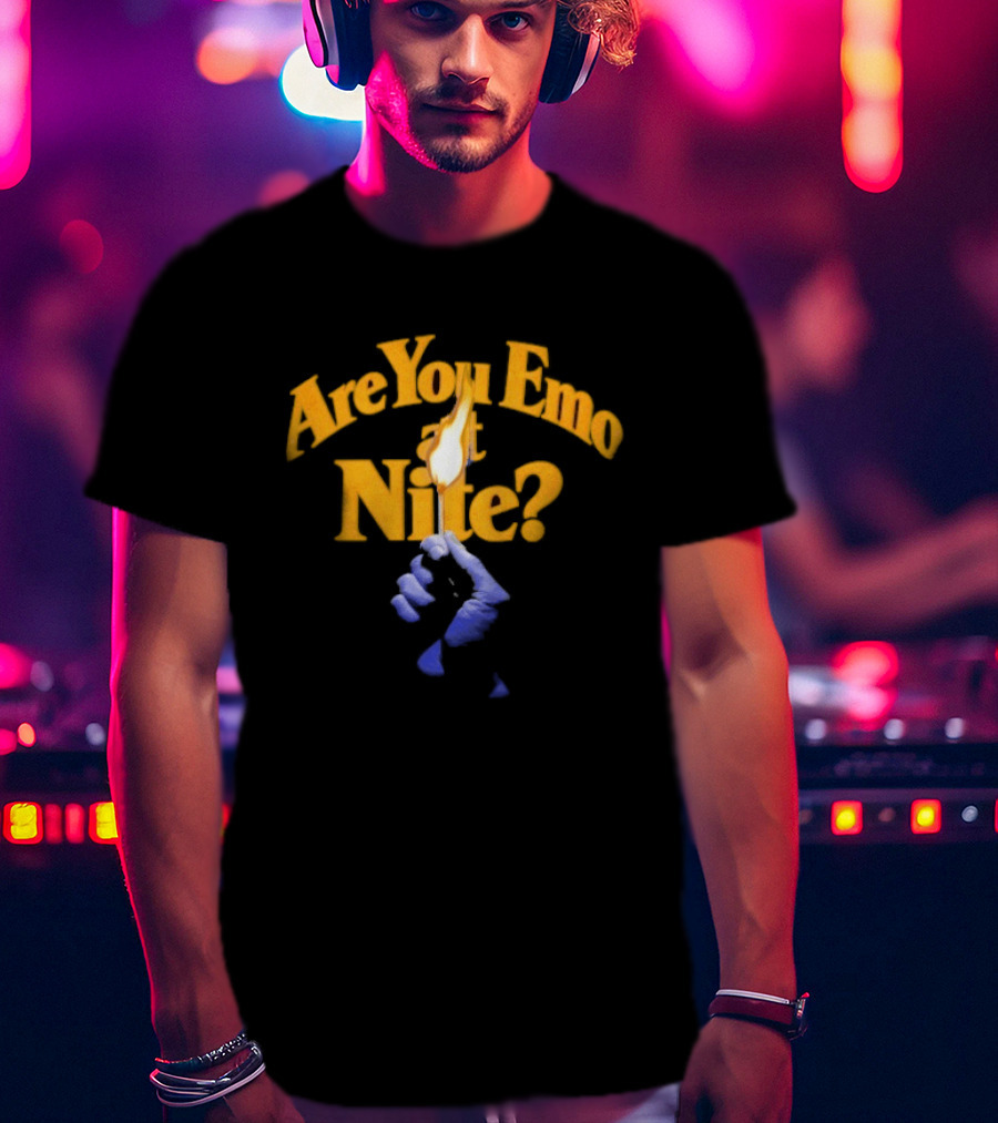Are You Emo At Nite Hand Flame T-Shirt