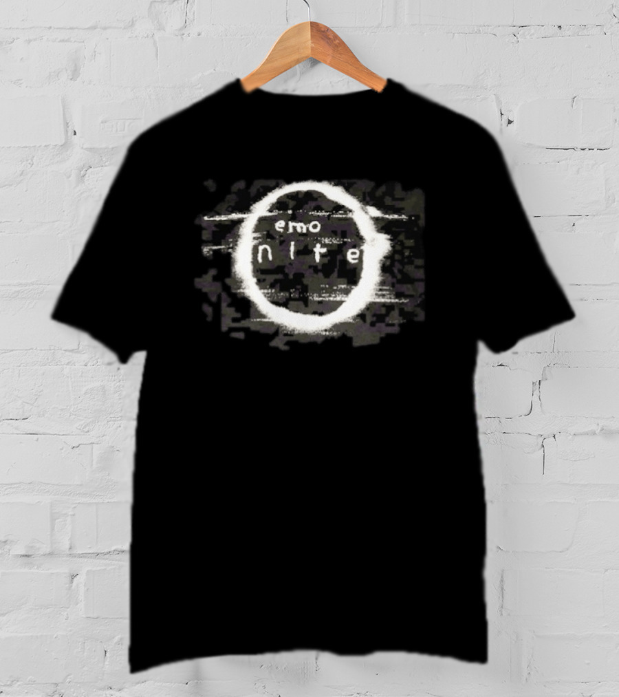Emo Nite The Ring Grunge Style White Circular T-Shirt