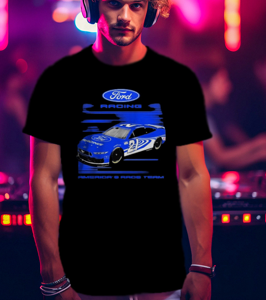 Ford Racing Nascar 21 America's Race Team T-Shirt
