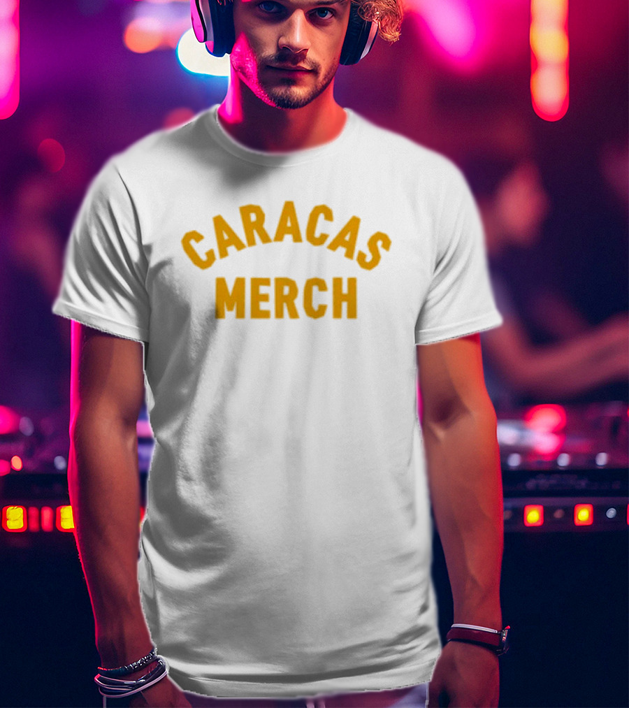 Caracas Merch Orange White T-Shirt