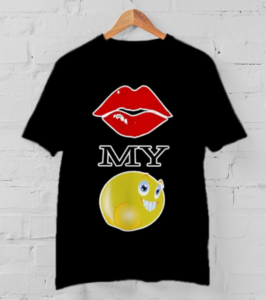 Grimykids Store Kiss My Emoji T-Shirt