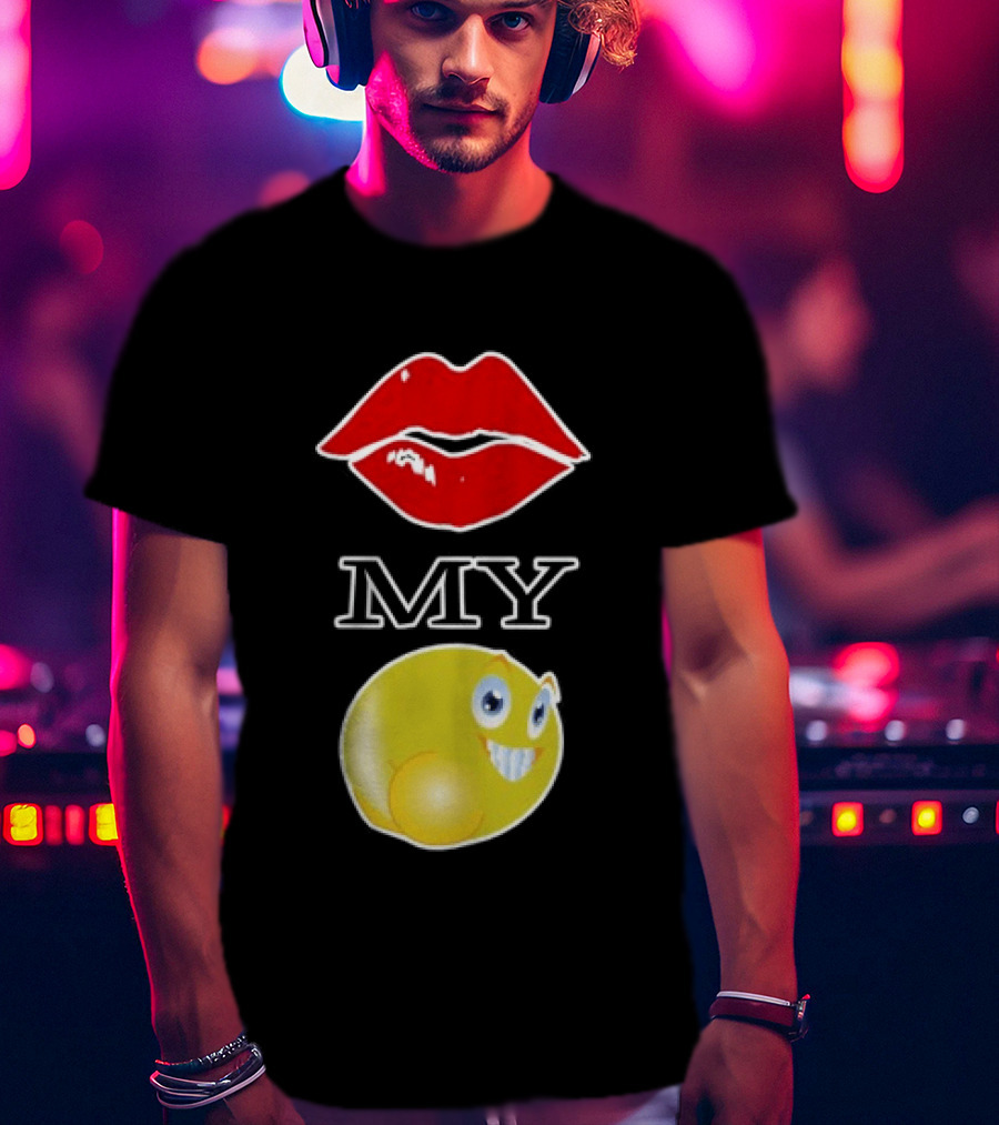 Grimykids Store Kiss My Emoji T-Shirt