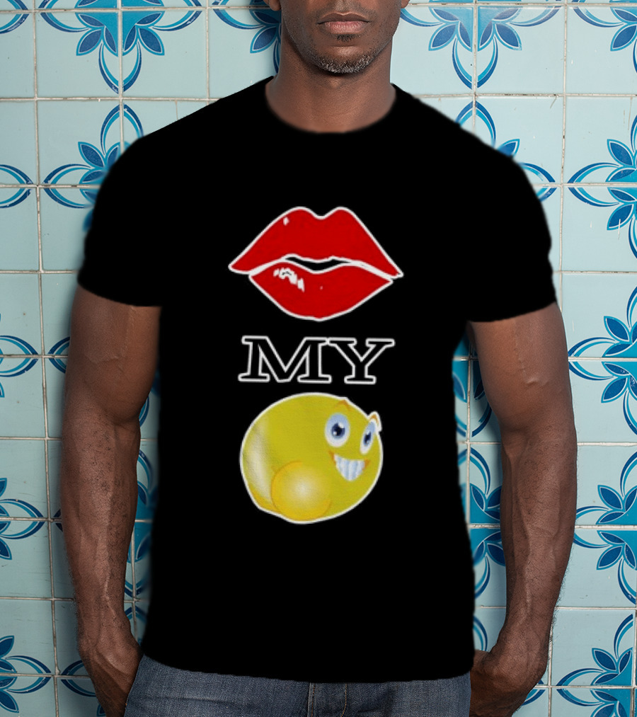 Grimykids Store Kiss My Emoji T-Shirt