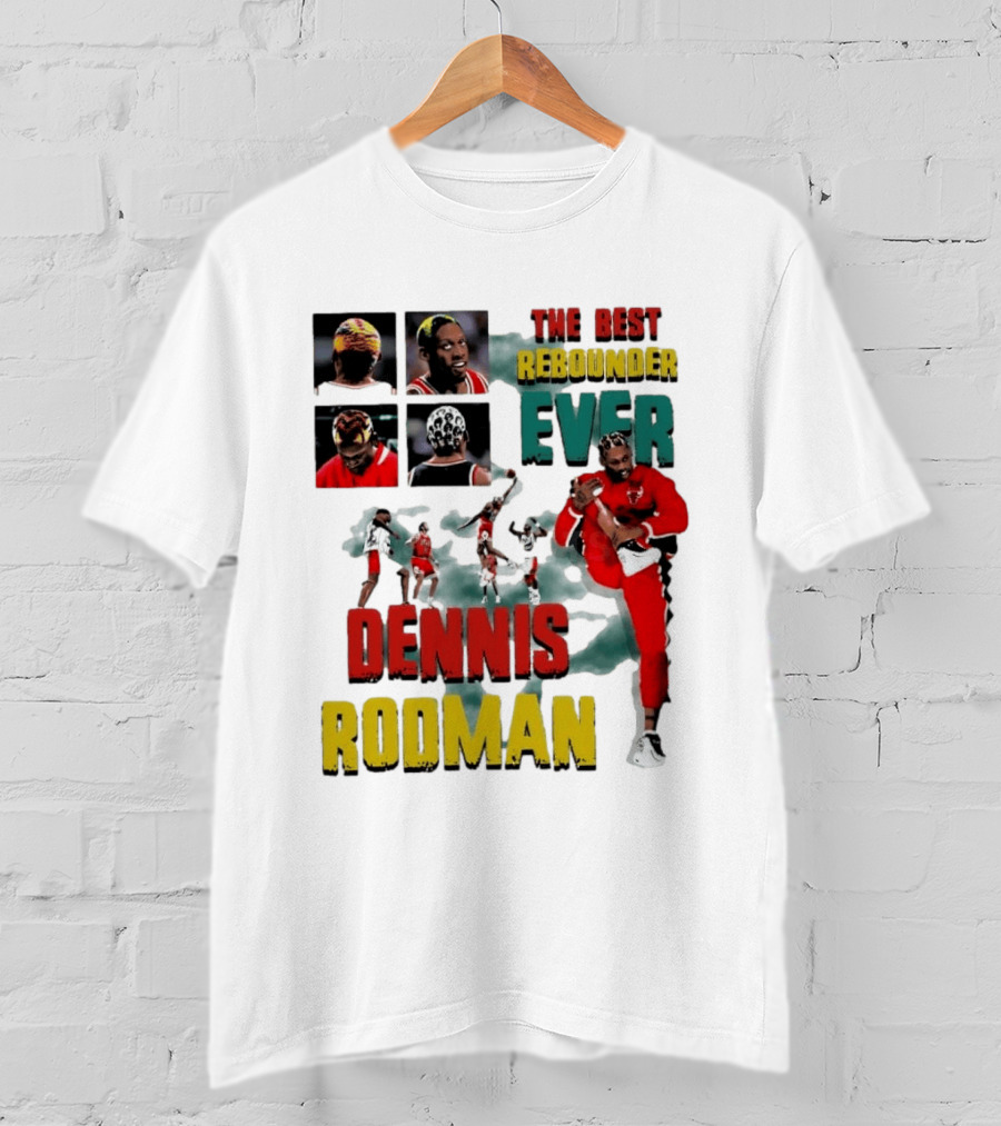 Dennis Rodman The Best Rebounder Ever Chicago Bulls Legend T-Shirt