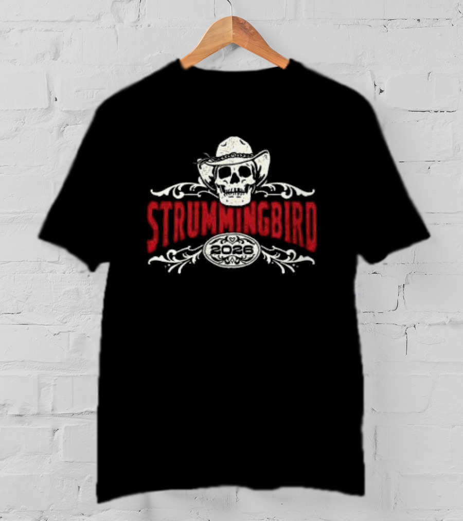 Strummingbird Skull Tour 2026 T-Shirt