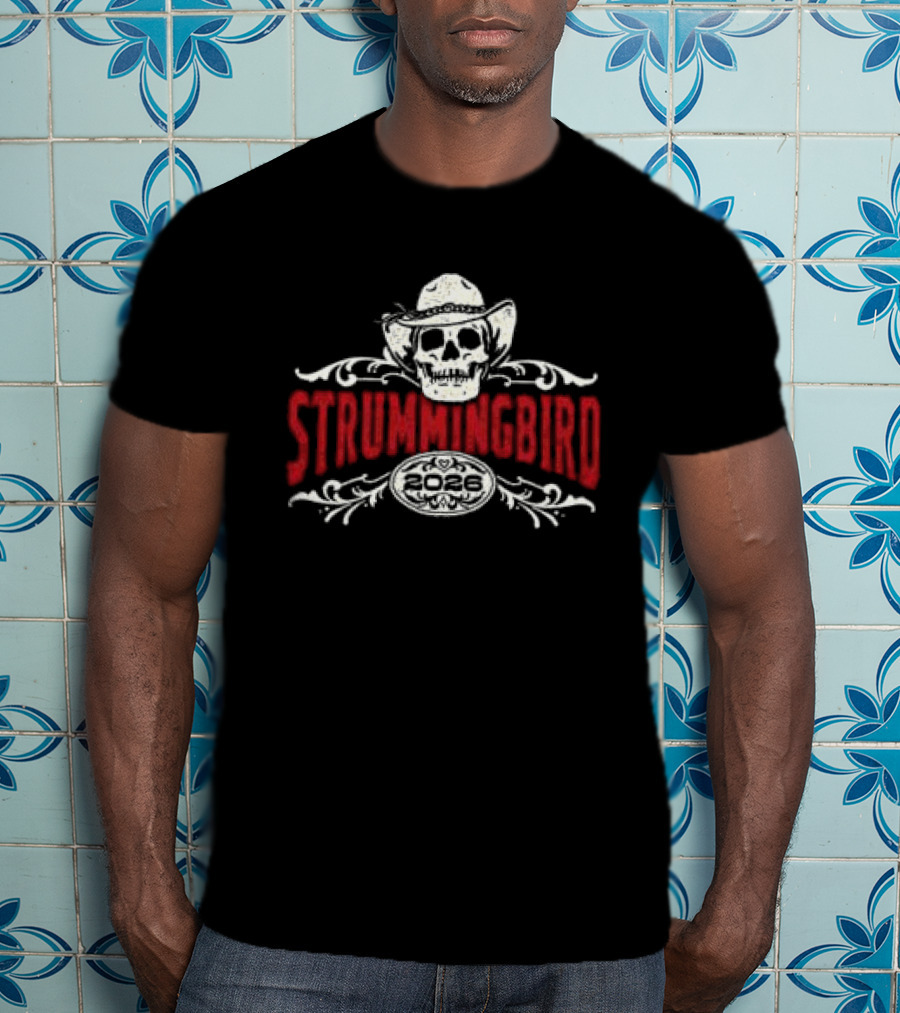 Strummingbird Skull Tour 2026 T-Shirt