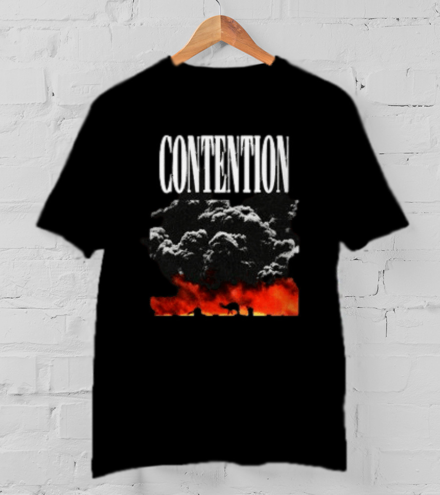 CONTENTION Xcontentionx Store Nuclear Summer Explosive Cloud T-Shirt