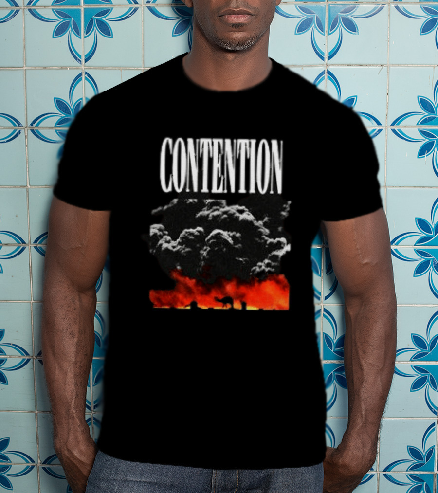 CONTENTION Xcontentionx Store Nuclear Summer Explosive Cloud T-Shirt
