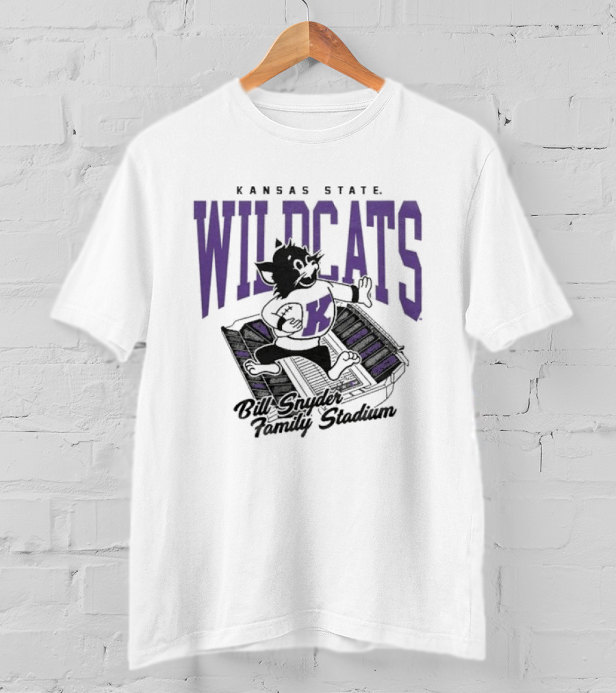 Kansas State Wildcats Bill Snyder Family Stadium Wildcat T-Shirt