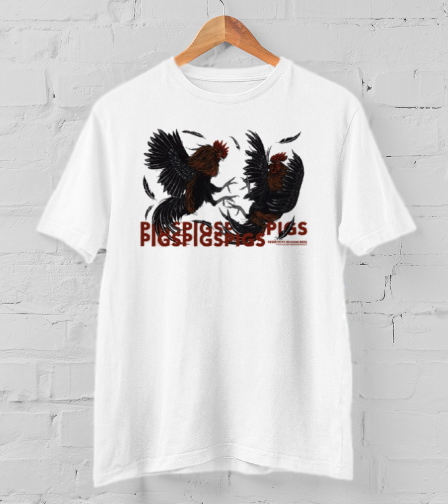 Pigs X7 Roosters Desertfest Band T-Shirt