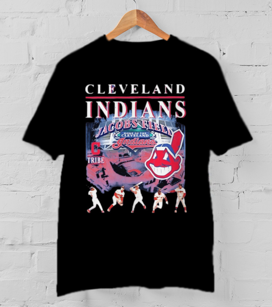 Cleveland Indians Jacobs Field Tribe Home Of The Indians T-Shirt