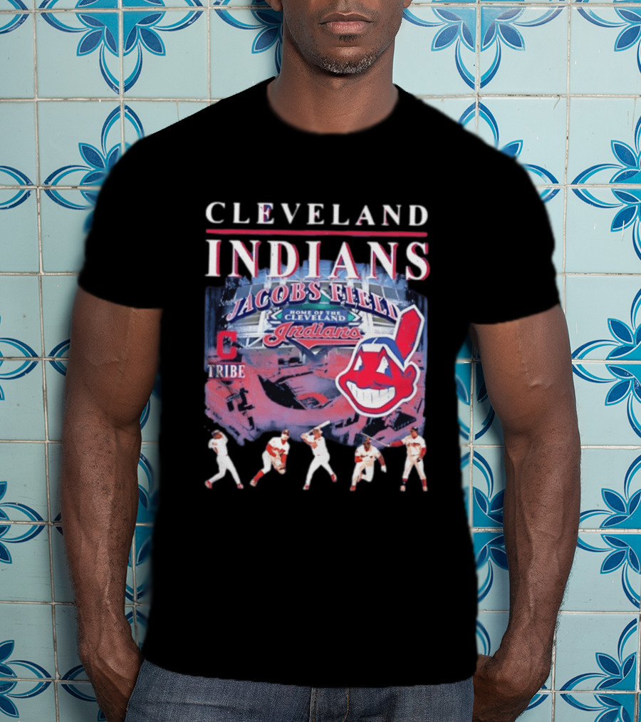Cleveland Indians Jacobs Field Tribe Home Of The Indians T-Shirt