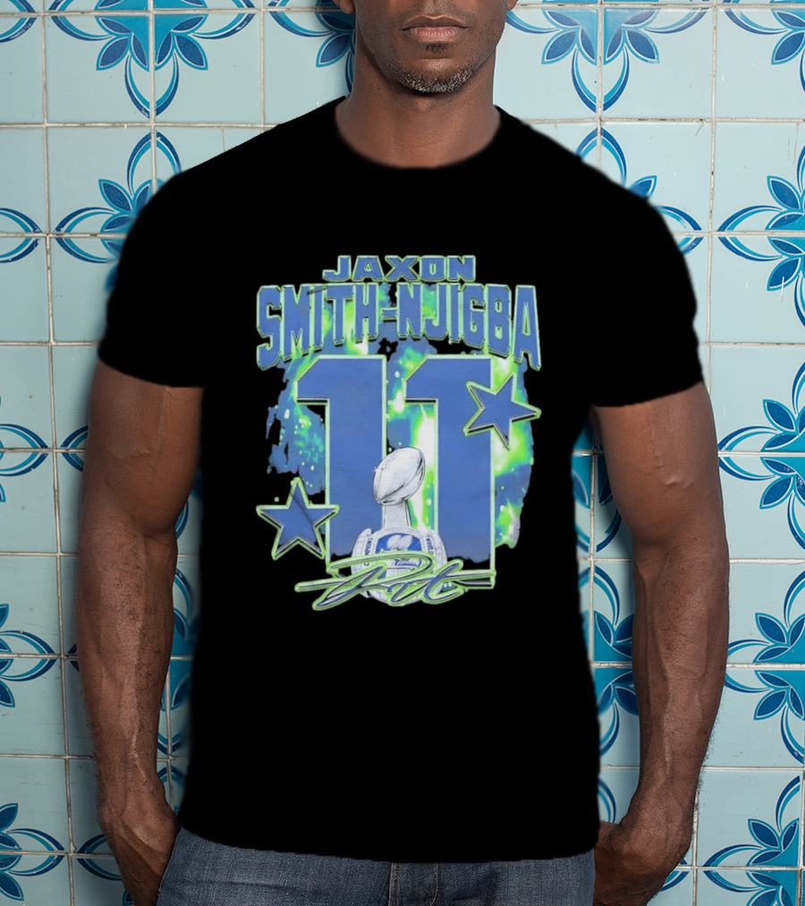 Jaxon Smith Njigba 11 Seattle Championship T-Shirt