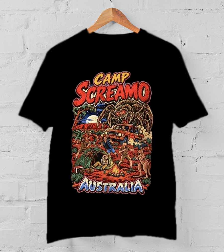 Original Camp Screamo Silverstein And Story Of The Year Australia Tour 2027 Dates T-Shirt