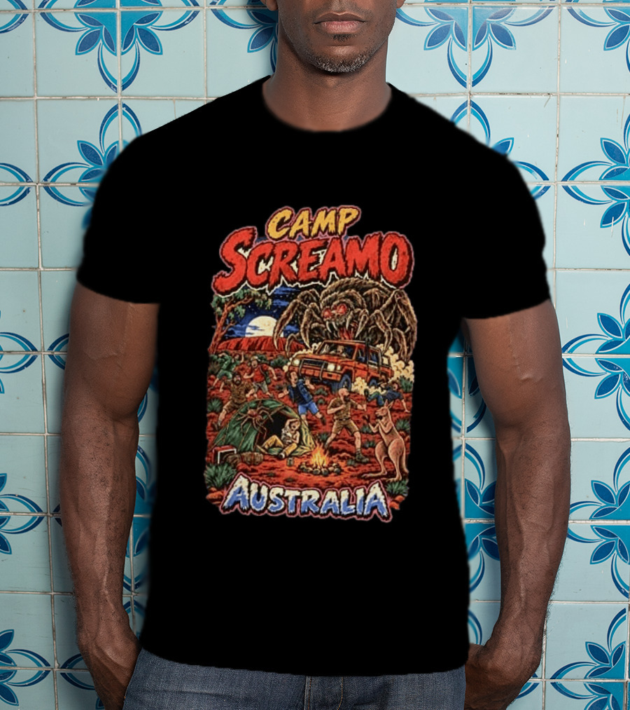 Original Camp Screamo Silverstein And Story Of The Year Australia Tour 2027 Dates T-Shirt