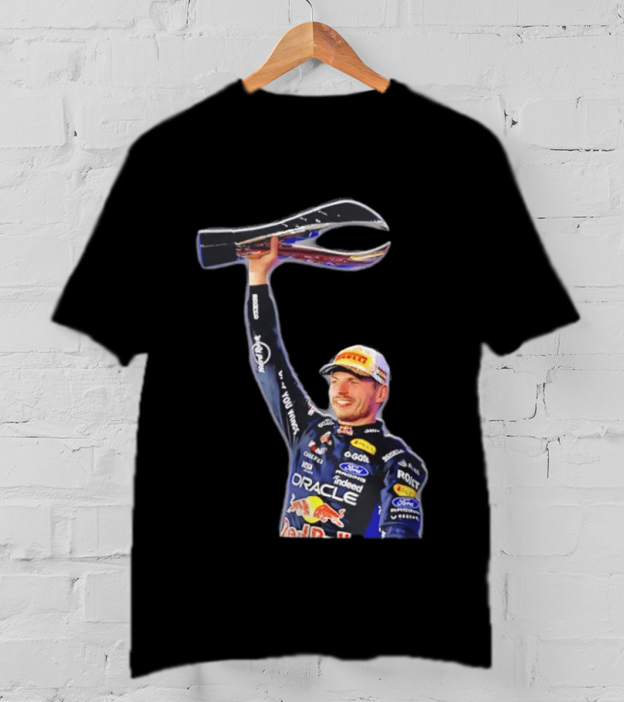 Max Verstappen Oracle Red Bull Racing 2026 Champion Trophy Celebration T-Shirt