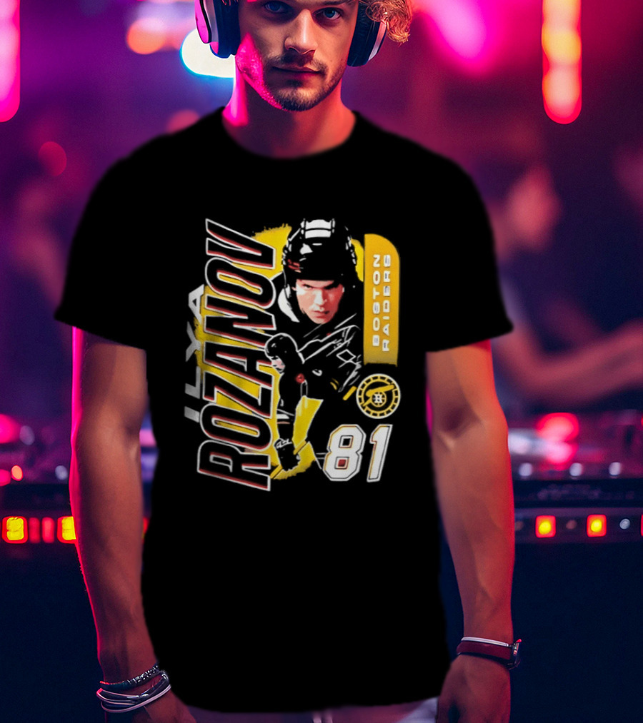 Rozanov Boston Raiders Hockey 81 T-Shirt