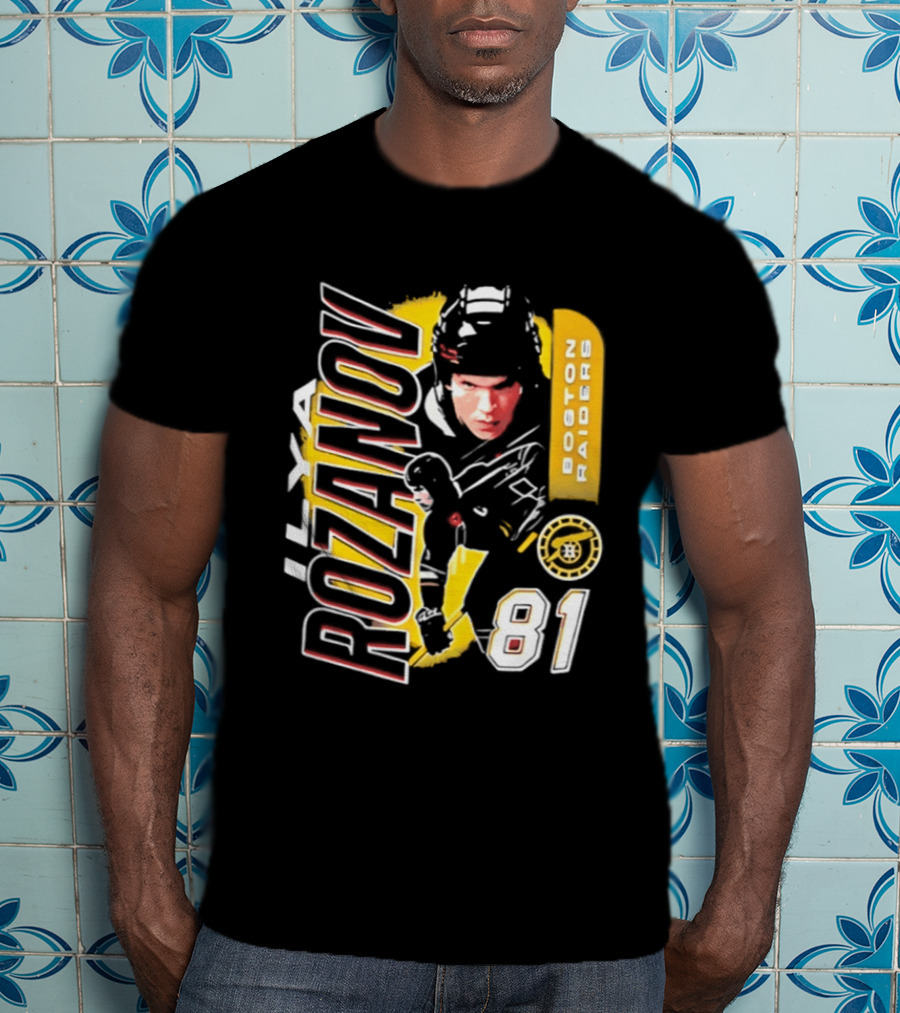 Rozanov Boston Raiders Hockey 81 T-Shirt