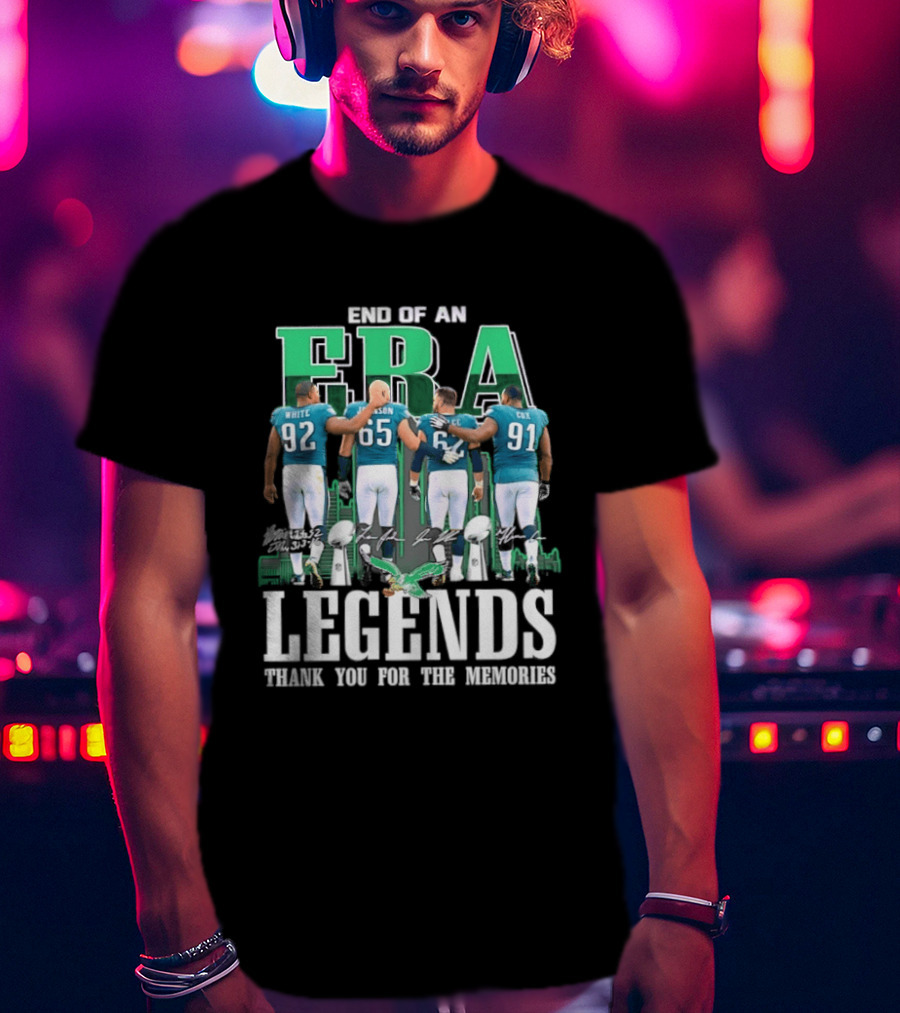 End Of An Era Legends Thank You For The Memories T-Shirt