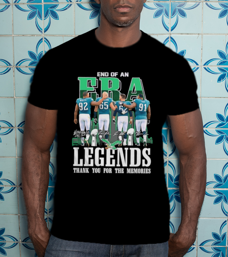 End Of An Era Legends Thank You For The Memories T-Shirt