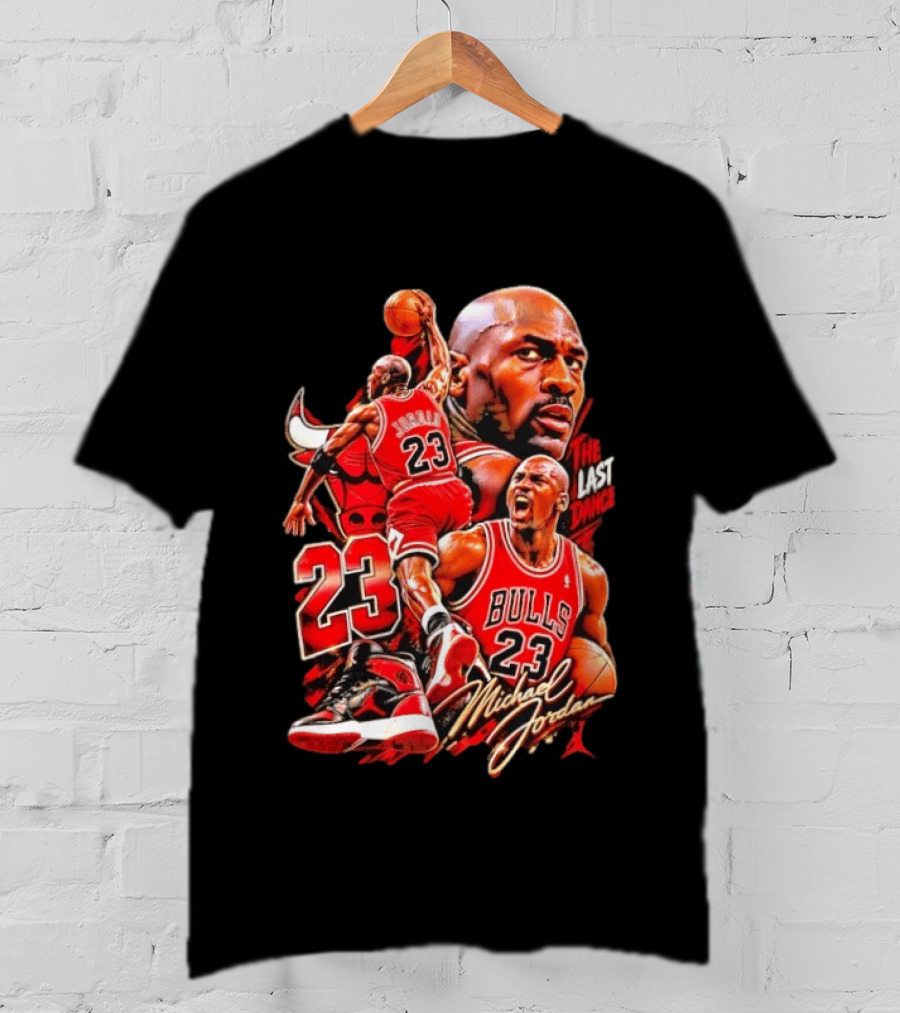 Michael Jordan Chicago Bulls 23 The Last Dance Bootleg T-Shirt