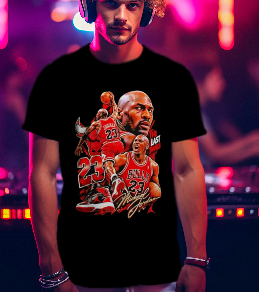 Michael Jordan Chicago Bulls 23 The Last Dance Bootleg T-Shirt
